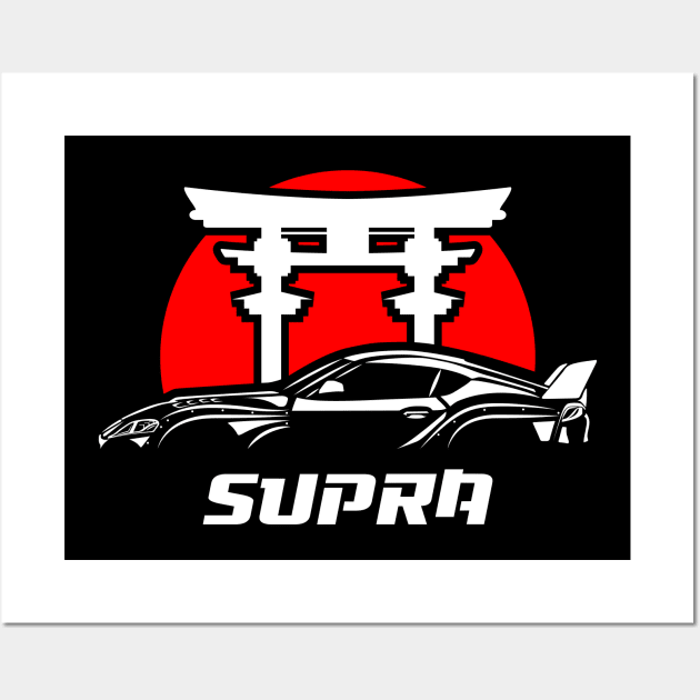 JDM Supra GR MK5 Wall Art by GoldenTuners